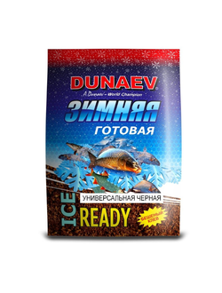 Прикормка "DUNAEV iCE-READY" 500 гр. Универсальная черная