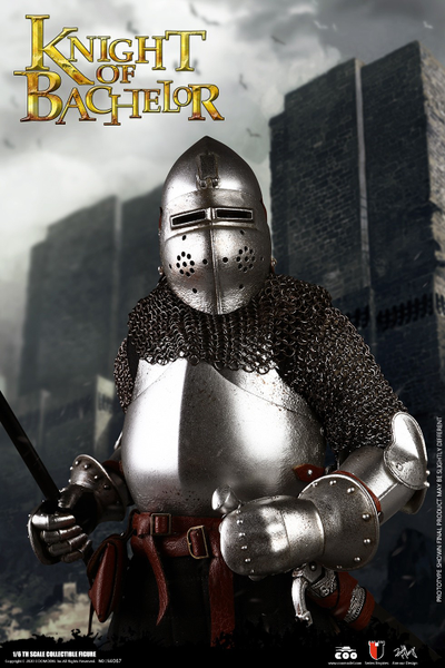 Английский рыцарь-бакалавр Столетней  войны (KNIGHT OF BACHELOR) - Коллекционная ФИГУРКА 1/6 scale SERIES OF EMPIRES (DIE-CAST ALLOY) (SE067) - COOMODEL