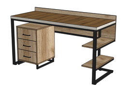 Стол с тумбой БРОКЕР