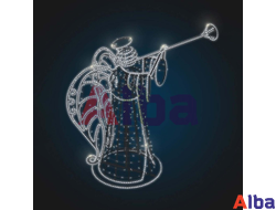 Новогодний Ангел световой