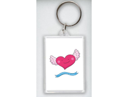 Брелок акриловый #9 на День влюблённых, 14 февраля