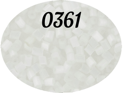 Рубка Zlatka 2,1мм 10гр цвет № 0361 белый сатиновый