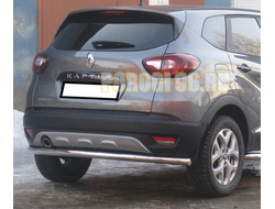 Защита заднего бампера d60 для Renault Kaptur (2017-...)