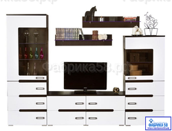 Гостиная "Виго без шкафа" МДФ (выбор цвета) мм