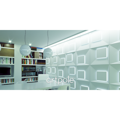 Гипсовая панель MALEVICH + LED артикул М-0075