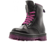 Dr. Martens 1490 Vetemens Black черные высокие с фиолетовым