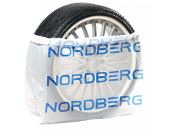 ПАКЕТ ДЛЯ ШИН ПНД 110х110см 18мкм белый с логотипом NORDBERG (100 шт.)