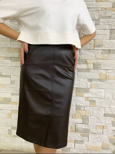 Юбка 490-1021 ЭКО-КОЖА