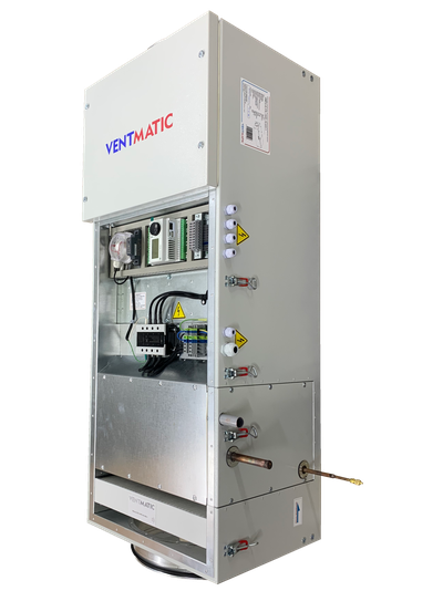 VMPU-E-FR-1500-15.0/3-1 УСТАНОВКА ПРИТОЧНАЯ КОМПАКТНАЯ С ФРЕОН. ОХЛАЖДЕНИЕМ 1500м3/ч, ЭЛЕКТРОНАГРЕВ 15.0 kW 3 фазы 380В