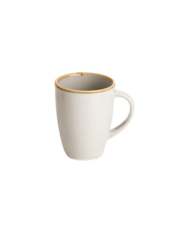 Кружка 250 мл фарфор цвет бежевый