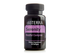 dōTERRA Serenity™ Restful Complex Softgels / «Безмятежность», успокаивающий комплекс, 60 капсул.