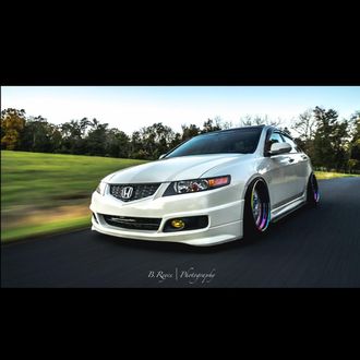 Передняя накладка Modulo для Honda Accord CL9(Рестайл) от АТС \ Front lip 06-08