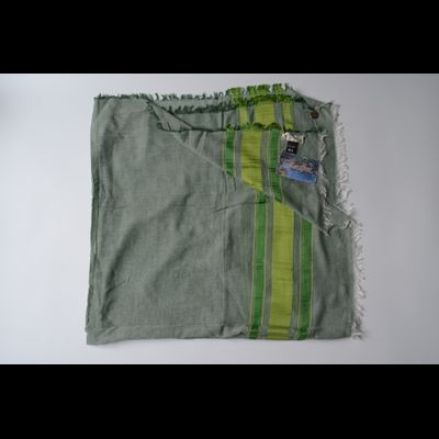 Салатовый женский платок из хлопка и шелка Vizio Италия 6080