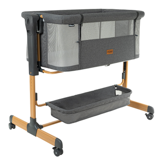 Колыбель Pituso Flora Dark Grey / т.Серый