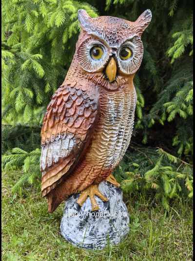 СОВА - символ мудрости! 50*25см   2кг   полистоун Россия 2159/012328*