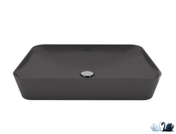 Раковина Creavit Ultra Antrasit Mat UL060.600, на столешницу серого цвета матовая в магазине Marysя