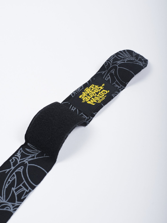 Бинты для бокса Manto Handwraps CRUSHIN` ROOKIES SHADOW черные фото бинта