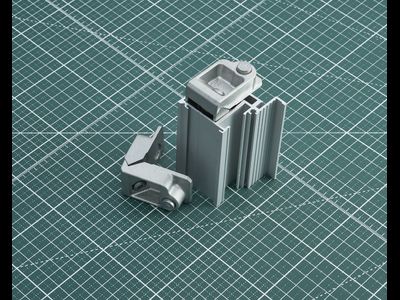 APK59-27 алюминиевый профиль дверной коробки анод. серебро