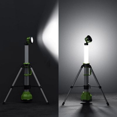 Мачта светодиодная осветительная 2-в-1 Greenworks G120WLS 24V