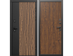 Дверь входная Флэш с панелью Flat дуб