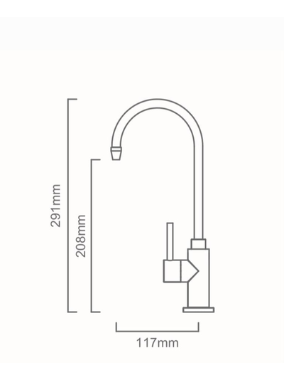 Смеситель для фильтрованной воды Kantera Cignus Water FTR014