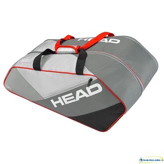 Теннисная сумка Head Elite Supercombi 2017 (black-red)