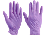 Перчатки нитриловые плотные Safe&amp;Care фиолетовые