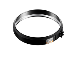 Хомут обжимной (430/0,5 мм / эмаль /600° черная) D 197 (для сэндвича)