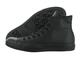 Кеды Converse All Star Black Mono Черные высокие кожаные