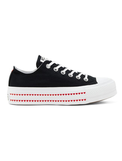 Кеды Converse All Star Love Fearlessly Platform Черные