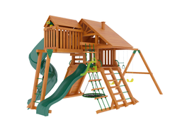 Деревянная детская площадка для дачи "Крепость Фани Deluxe" 2 купить в Воронеже