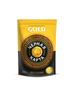 Кофе растворимый Черная Карта Gold 285 г