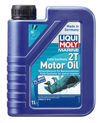 Масло моторное Liqui Moly Marine Fully Synthetic 2T Motor Oil (Синтетическое) - 1 Л (25021)