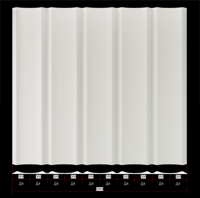 Гипсовая 3D панель "Енисей"