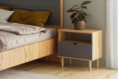 Спальня Денвер дуб вотан/графит