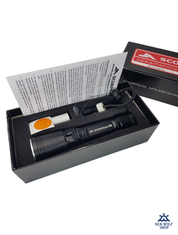 Фонарик подводный Scorpena D 450Lm