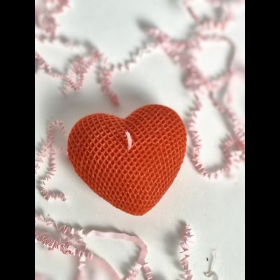 Свеча "Сердце" Красный