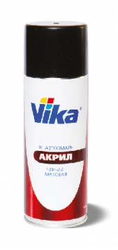 Черная матовая  АК-142 АКРИЛ "Vika-экспресс" (аэрозоль) (0,4)