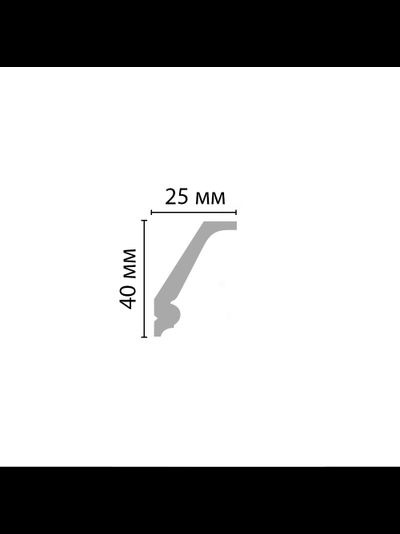Плинтус потолочный гладкий DECOMASTER D151ДМ (40*25*2000 мм)