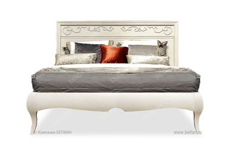 Кровать Соната 180 с декором (низкое изножье), Belfan