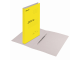 Скоросшиватель картонный мелованный BRAUBERG, гарантированная плотность 360 г/м2, желтый, до 200 листов, 121520