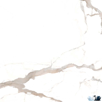 Керамогранит Zerde Tile Calacatta brown 80х80 см глянцевый