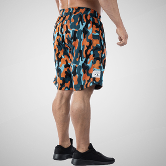 Шорты 6444-409 Legal Power Camo Boston  камуфляж оранжево-красный