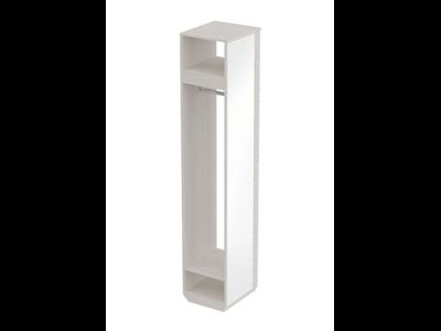 Вешалка с зеркалом Элана бодега белая