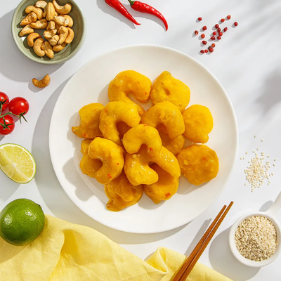 Креветки белоногие очищенные В ИНДОНЕЗИЙСКОМ СОУСЕ замороженные 400 г Fish & More