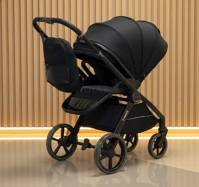 Детская коляска 3 в 1 Luxmom 999 Черный