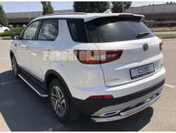 Защита заднего бампера двойная d60/42 для Changan CS55 2018-