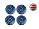 Накладки колпачков ступицы колесных дисков Киа Рио 4 - Kia Rio IV 2017-2023 (blue)