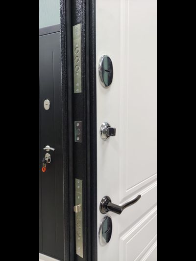 ЛАЙНДОР. ДВОЙНОЙ ТЕРМОРАЗРЫВ. АРКТИКА 102 мм (ТРЕХКОНТУРНАЯ) ШАГРЕНЬ ЧЕРНАЯ/ БЕЛЫЙ МАТОВЫЙ.