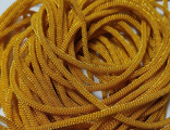 Канитель (жгут) яркое золото 3 мм 60-64 см
